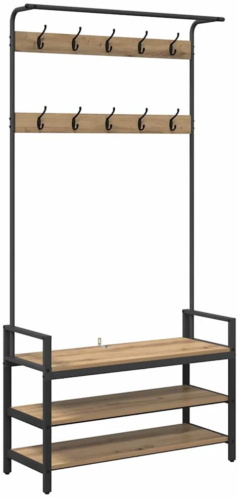Paltas Artisano ąžuolo 95 x 34 x 184 cm Apdirbta mediena