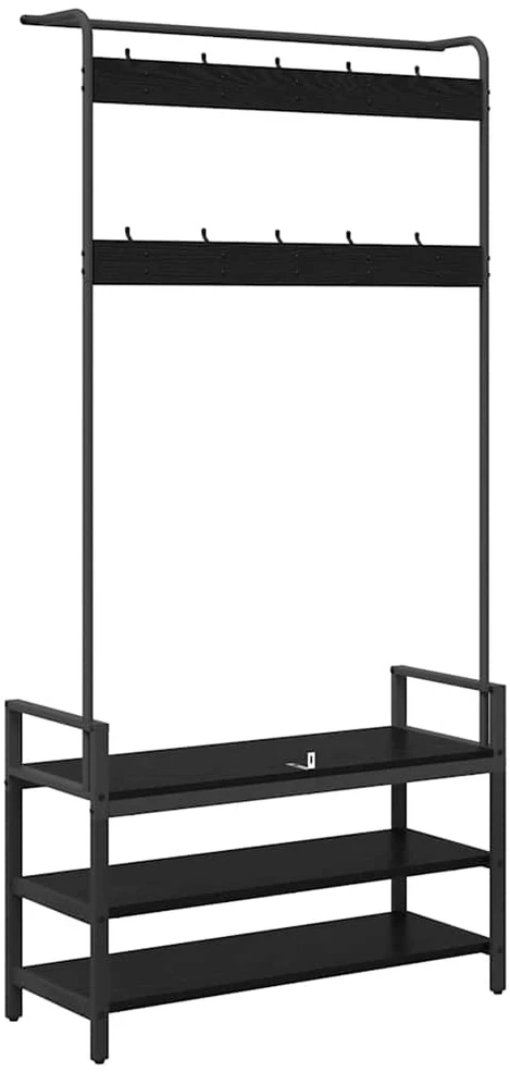 Paltas Juodojo ąžuolo 95 x 34 x 184 cm Apdirbta mediena