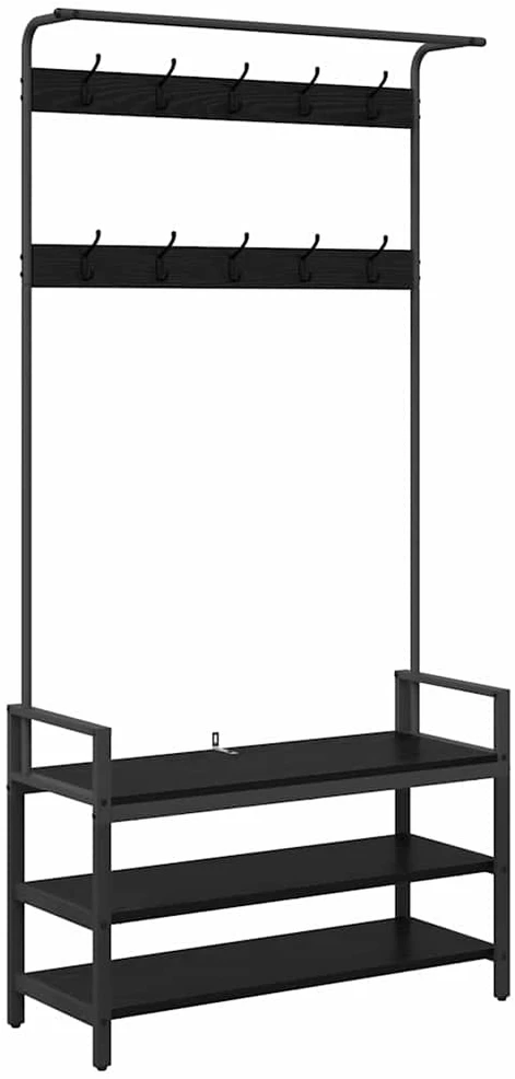 Paltas Juodojo ąžuolo 95 x 34 x 184 cm Apdirbta mediena