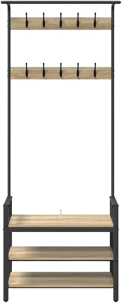 Paltas Sonoma ąžuolas 75 x 34 x 184 cm Apdirbta mediena