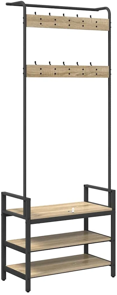 Paltas Sonoma ąžuolas 75 x 34 x 184 cm Apdirbta mediena