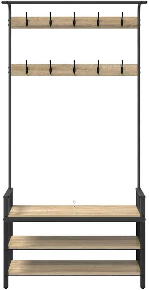 Paltas Sonoma ąžuolas 95 x 34 x 184 cm Apdirbta mediena