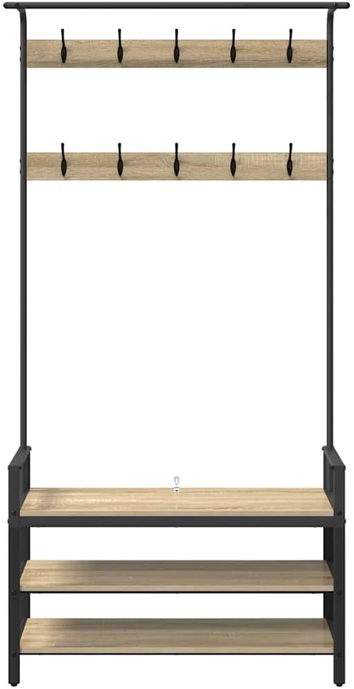 Paltas Sonoma ąžuolas 95 x 34 x 184 cm Apdirbta mediena
