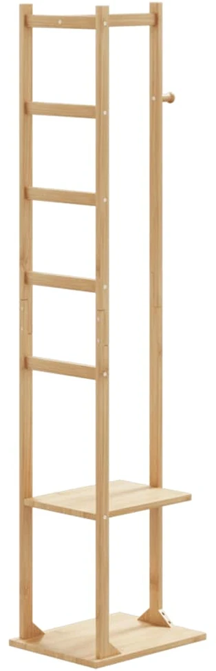palto stovas su kabliukais ir lentynomis 38,5x30x156 cm
