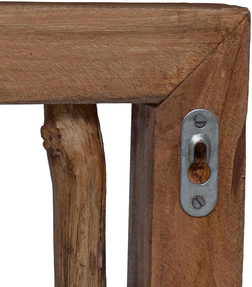 Paltų Kabliukas Natūrali 50 x 10 x 25 cm Kietas mahonio mediena