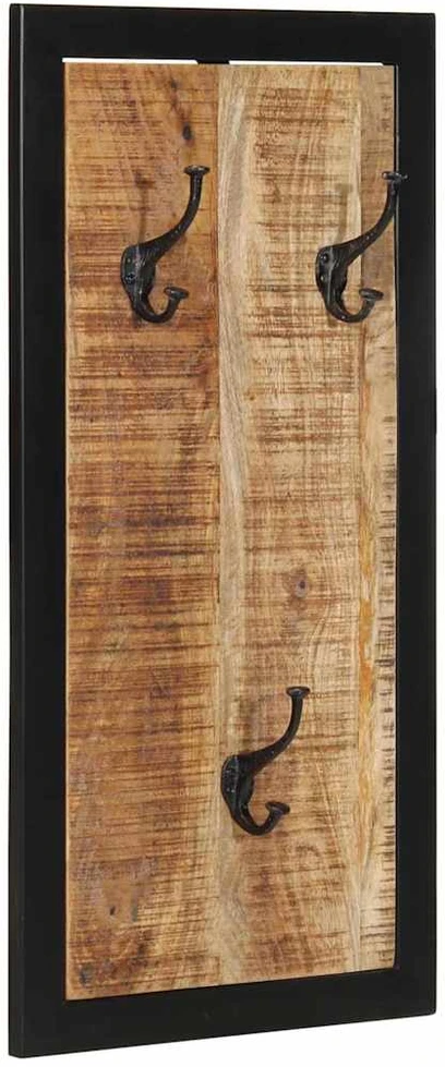 paltų kabykla 40x2x80 cm Tvirtas neapdorotos medienos mangas