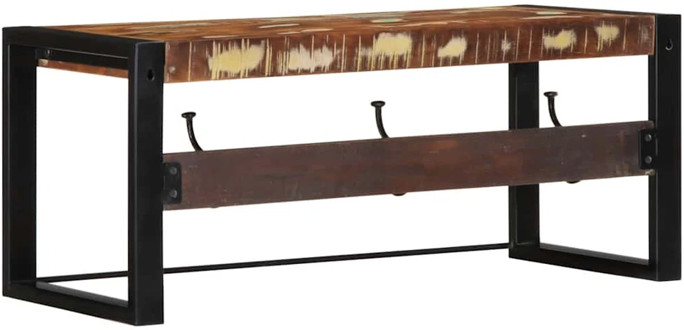 Paltų kabykla Daugiaspalvė 80x35x35cm Regeneruota medžio masyva
