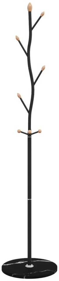 Paltų kabykla, juoda, 177cm, milteliniu būdu dengta geležis