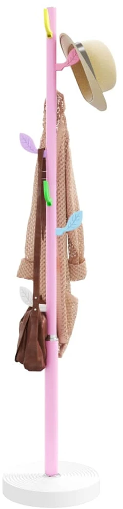 Paltų kabykla, rožinė, 172cm, milteliniu būdu dengta geležis