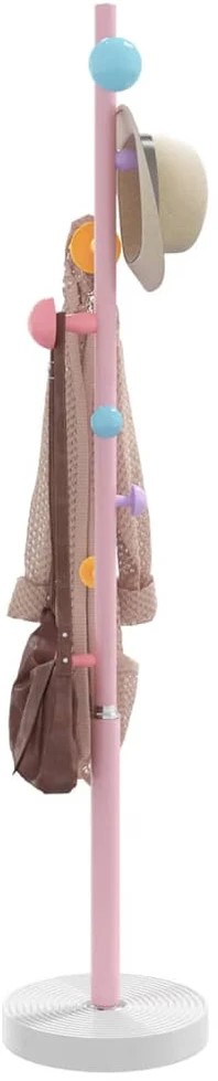 Paltų kabykla, rožinė, 172cm, milteliniu būdu dengta geležis
