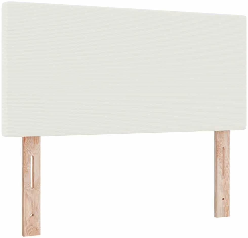 Kiemas lova Kremas ir balta 100 x 200 cm Kordūrinis audinys