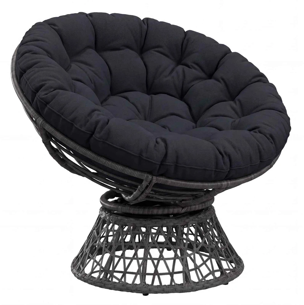 Papasan tipo pagalvė VIANEN 100% poliesteris Tamsiai mėlyna