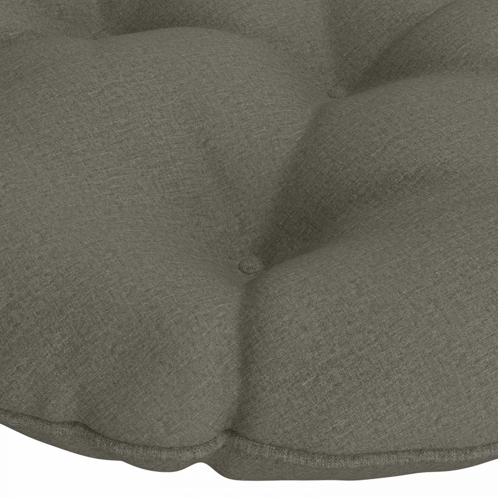 Papasan tipo pagalvė VIANEN 100% poliesteris Pilka