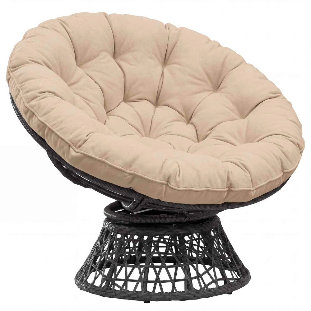 Papasan tipo pagalvė VIANEN 100% poliesteris Kreminė