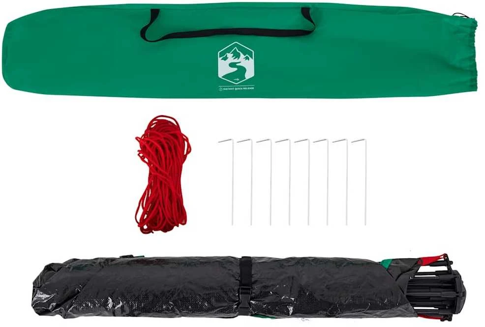 Paplūdimio palapinė, jūros žalia, dvivietė, greito atleidimo