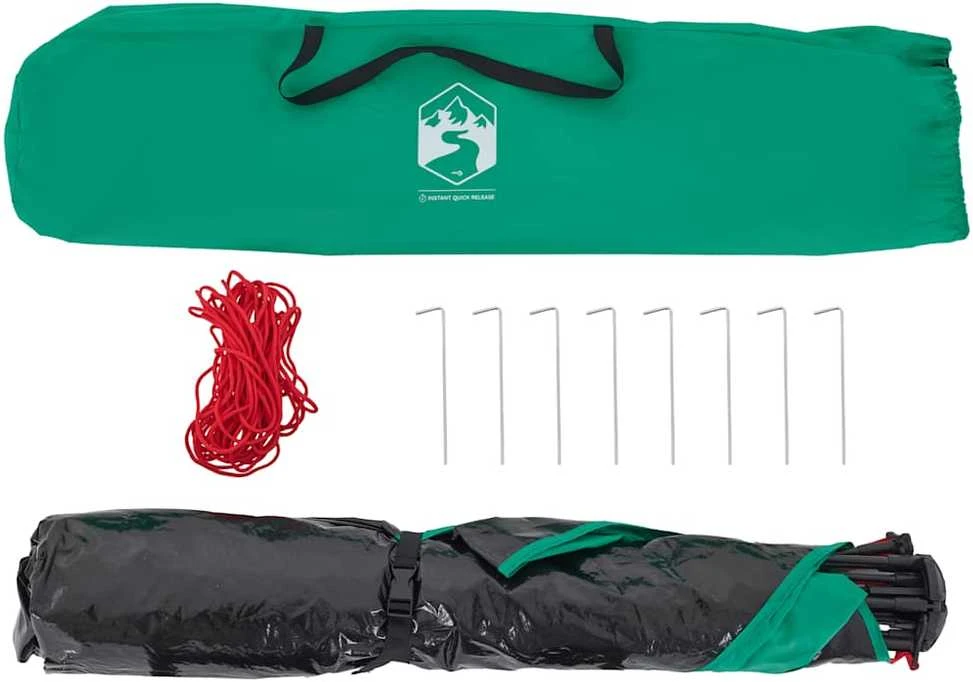 Paplūdimio palapinė, jūros žalia, dvivietė, greito atleidimo