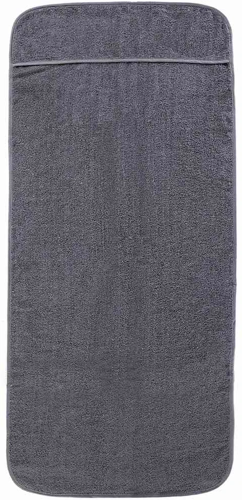 Rankšluostis Paplūdimio rankšluosčiai, 2vnt., antracito, 60x135cm, audinys
