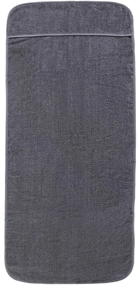 Rankšluostis Paplūdimio rankšluosčiai, 2vnt., antracito, 75x200cm, audinys