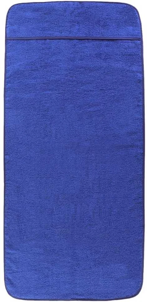 Rankšluostis Paplūdimio rankšluosčiai, 6vnt., mėlyni, 60x135cm, audinys
