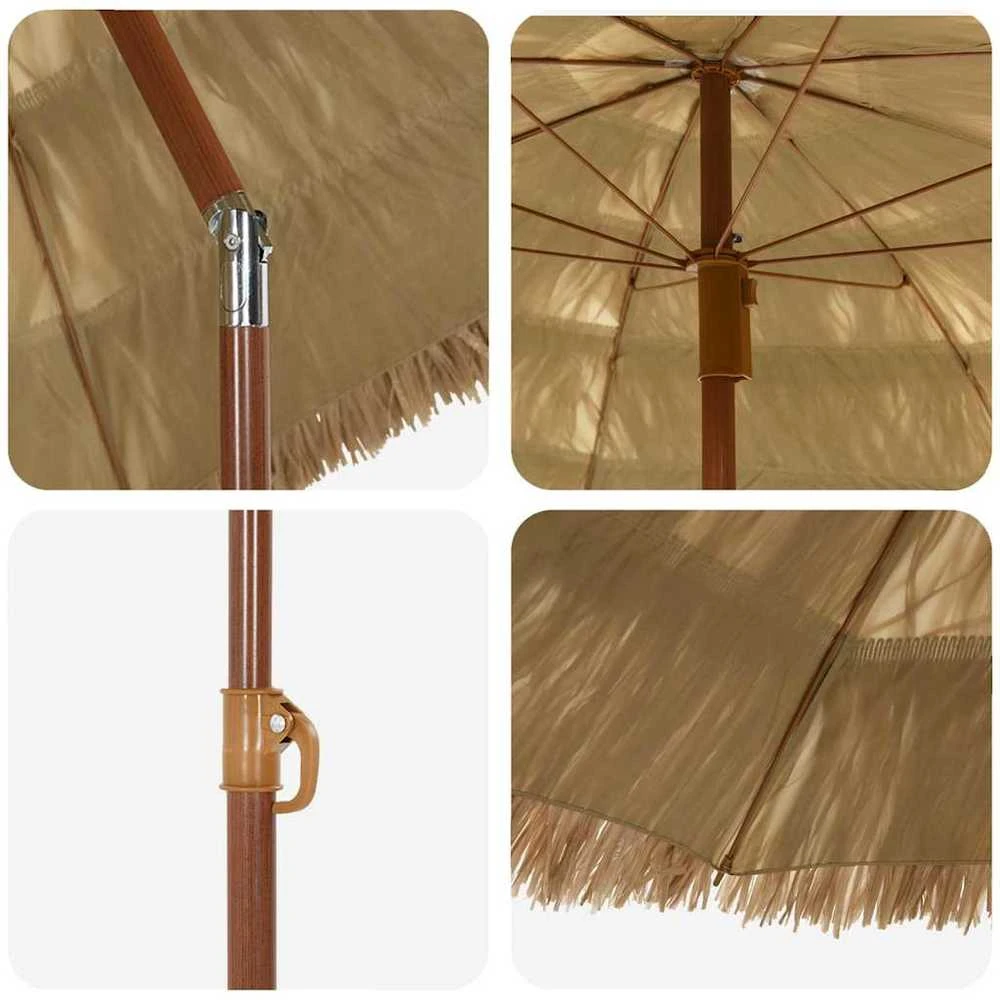 Sodo skėtis 160 x 160 x 196 cm Polipropilenas ir poliesteris