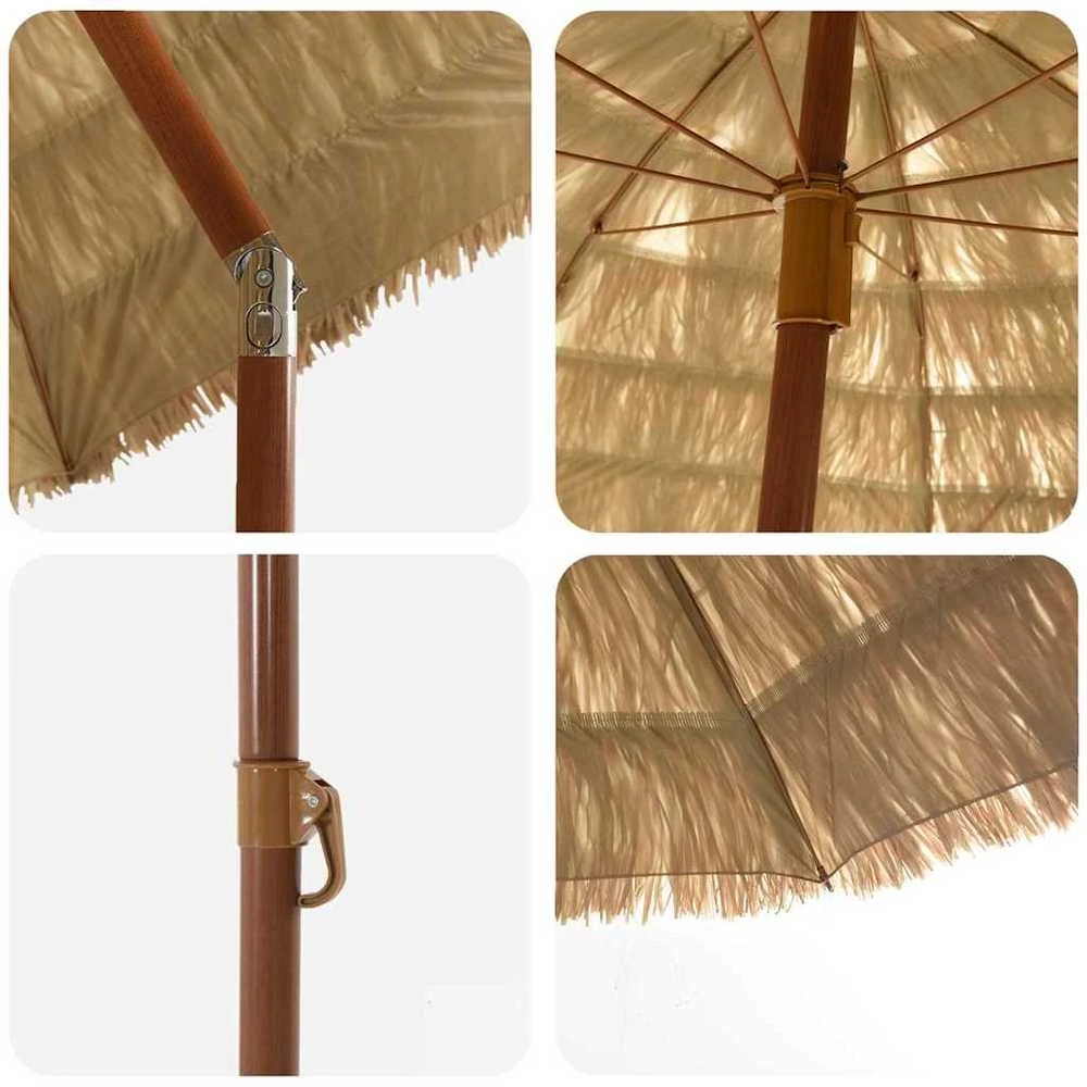 Sodo skėtis 205 x 205 x 210 cm Polipropilenas ir poliesteris
