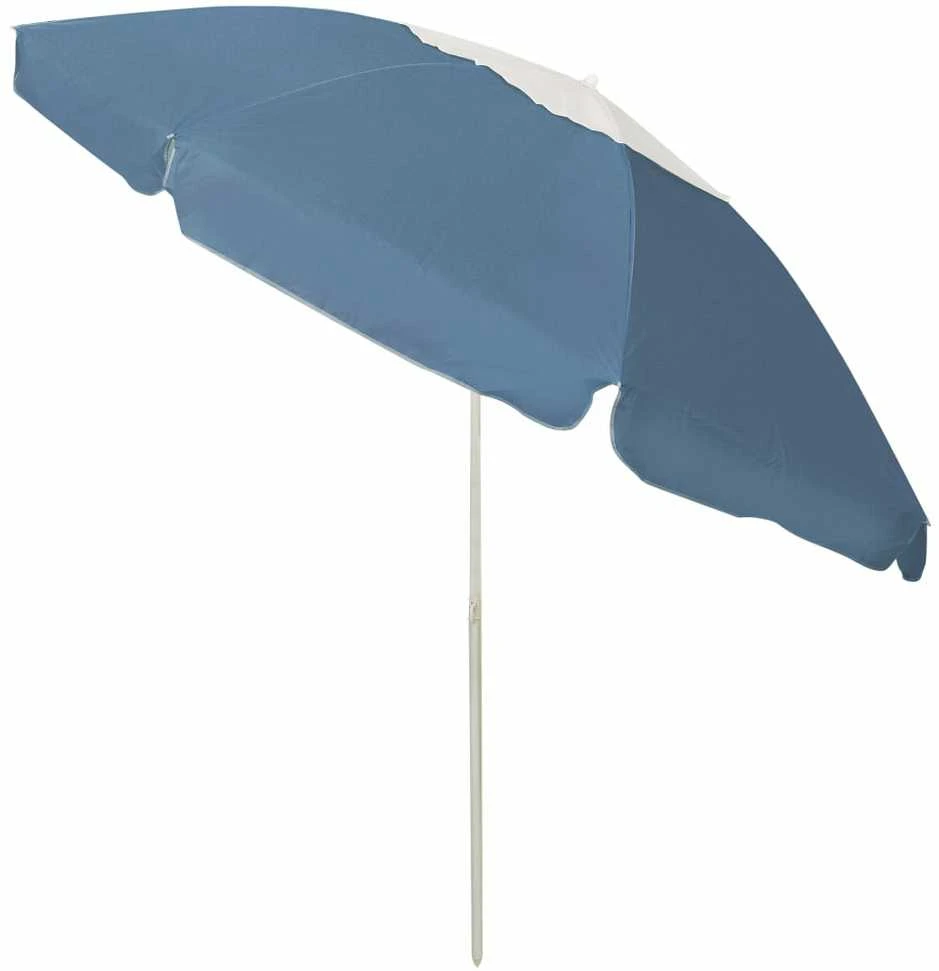 Paplūdimio skėtis nuo saulės, mėlynos spalvos, 240cm