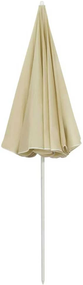 Paplūdimio skėtis nuo saulės, smėlio geltonos spalvos, 240cm