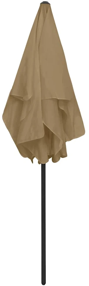 Paplūdimio skėtis nuo saulės, taupe spalvos, 180x120cm