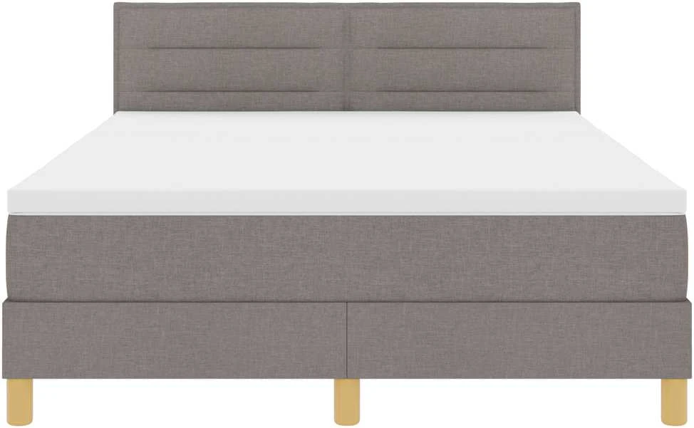 Kiemas lova su pagalve Tortora 140 x 190 cm audinys