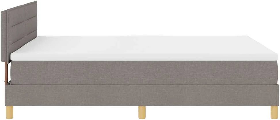 Kiemas lova su pagalve Tortora 140 x 190 cm audinys