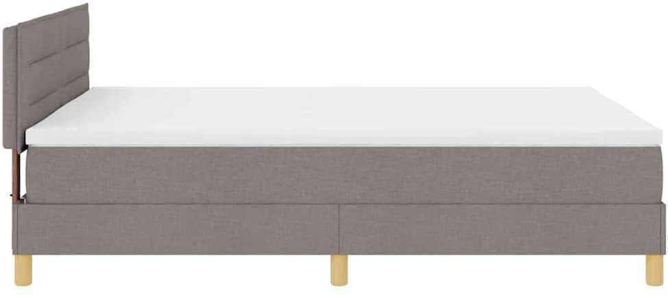 Kiemas lova su pagalve Tortora 140 x 190 cm audinys