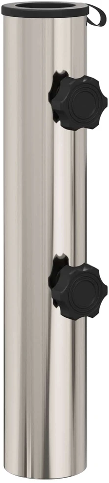 Parasolės stovo vamzdis 0.63 kg Natūralus nerūdijantis plienas