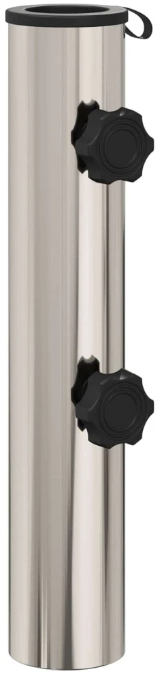 Parasolės stovo vamzdis 0.63 kg Natūralus nerūdijantis plienas