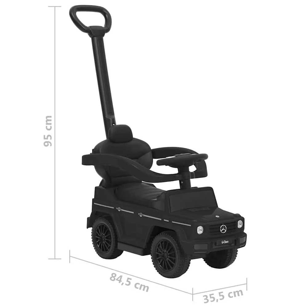 Paspiriamas vaikiškas automobilis G63, juodas