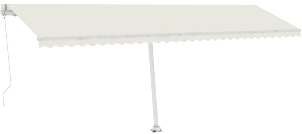 Pastatoma ištraukiama markizė, kreminė, 600x300cm