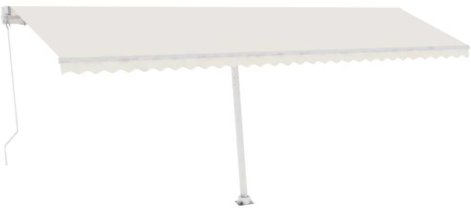 Pastatoma ištraukiama markizė, kreminė, 600x350cm