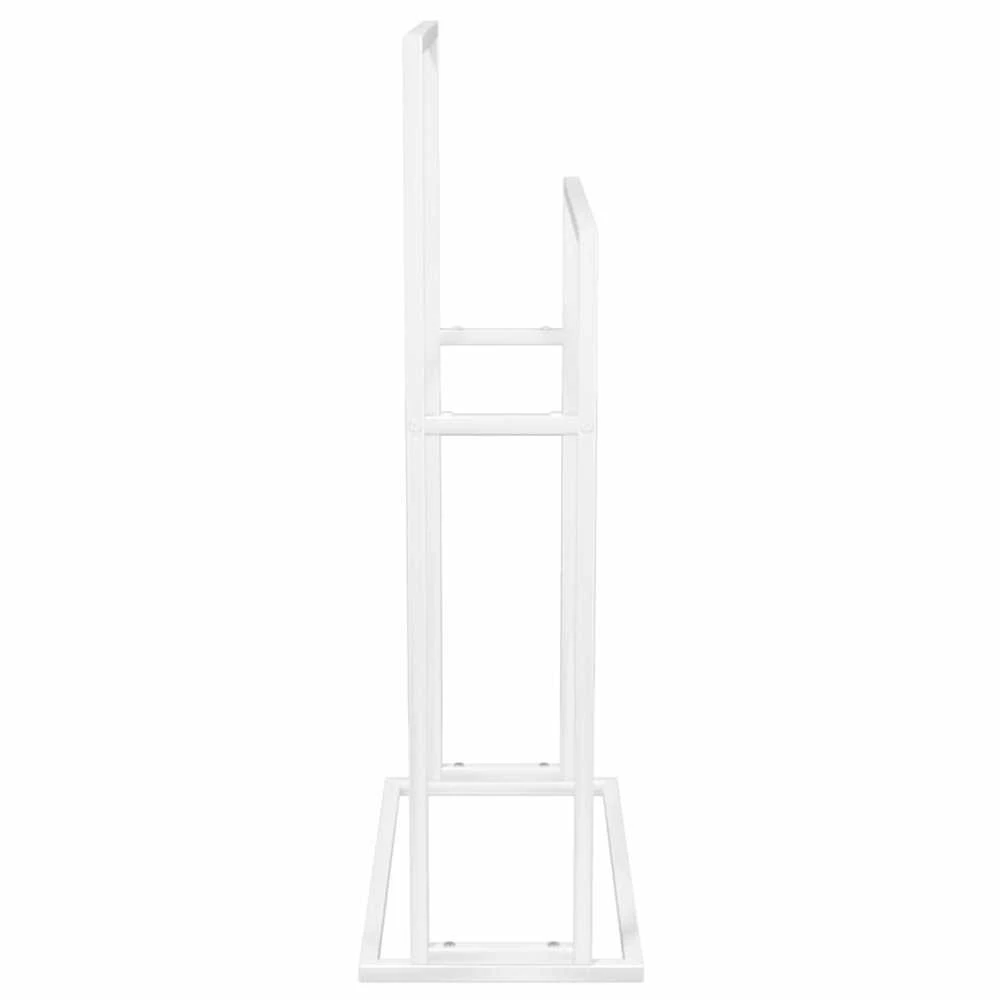 Pastatoma rankšluosčių kabykla, balta, 48x24x78,5cm, geležis