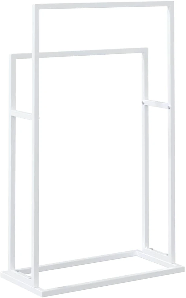 Pastatoma rankšluosčių kabykla, balta, 48x24x78,5cm, geležis