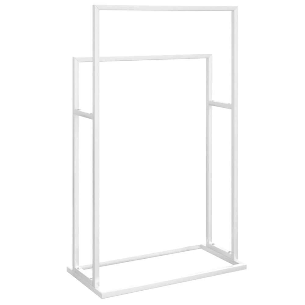 Pastatoma rankšluosčių kabykla, balta, 48x24x78,5cm, geležis