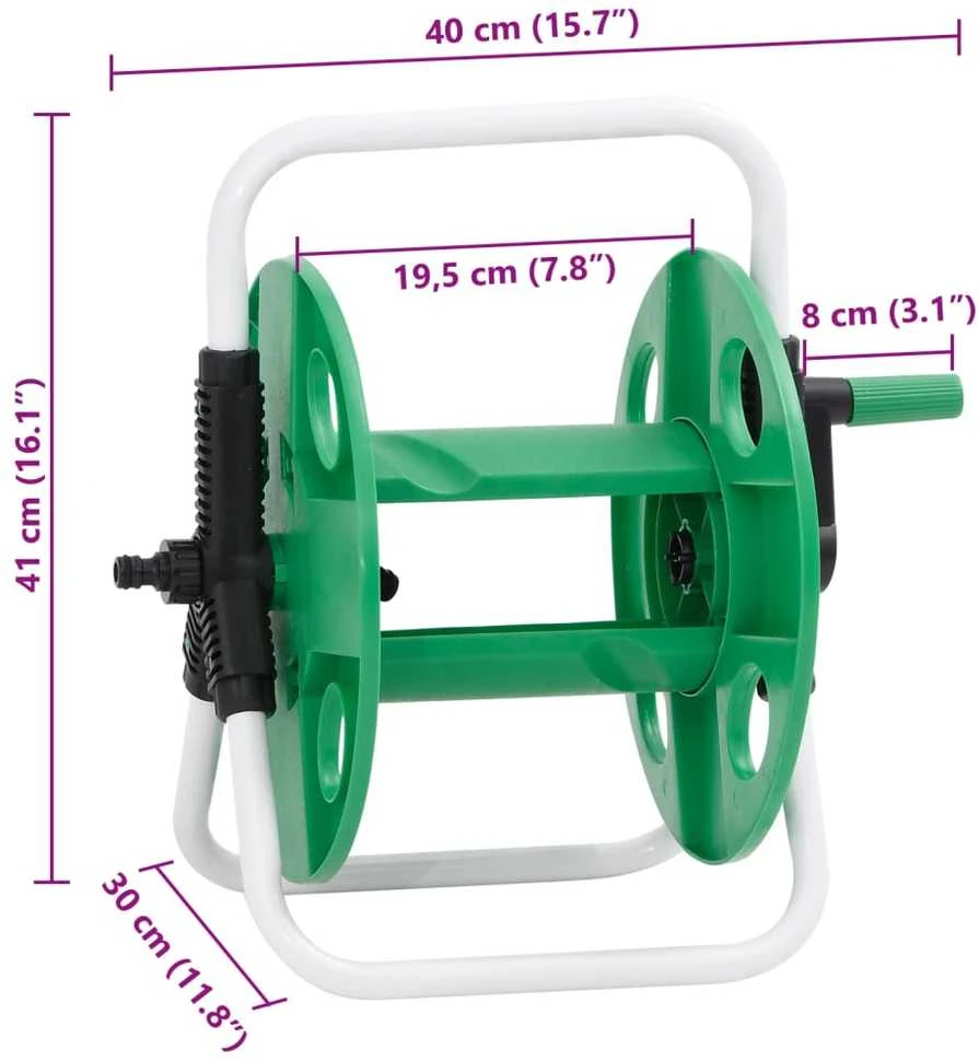 Pastatoma žarnos ritė, žalia, 45m, 1/2", plieninei žarnai