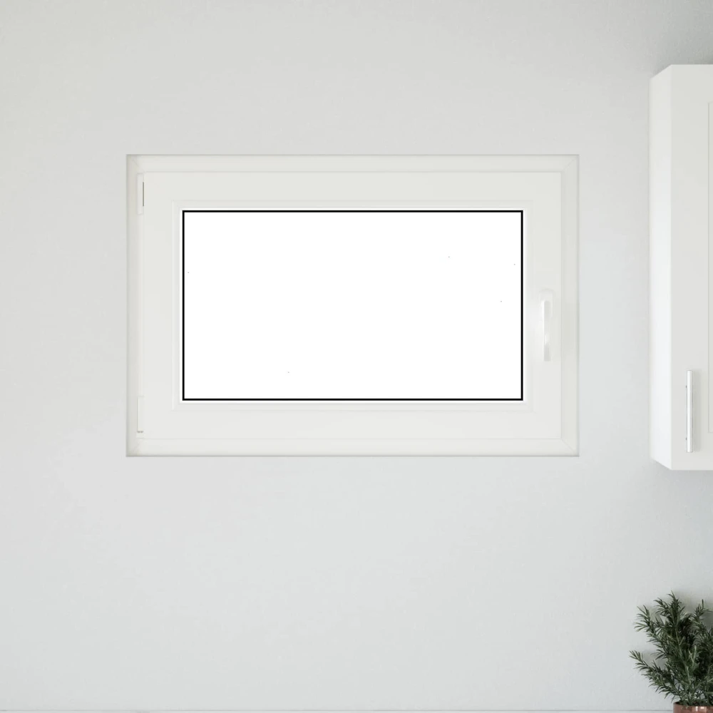 Bendras lango vidinis atspalvis baltas RISOR 90 x 70 cm