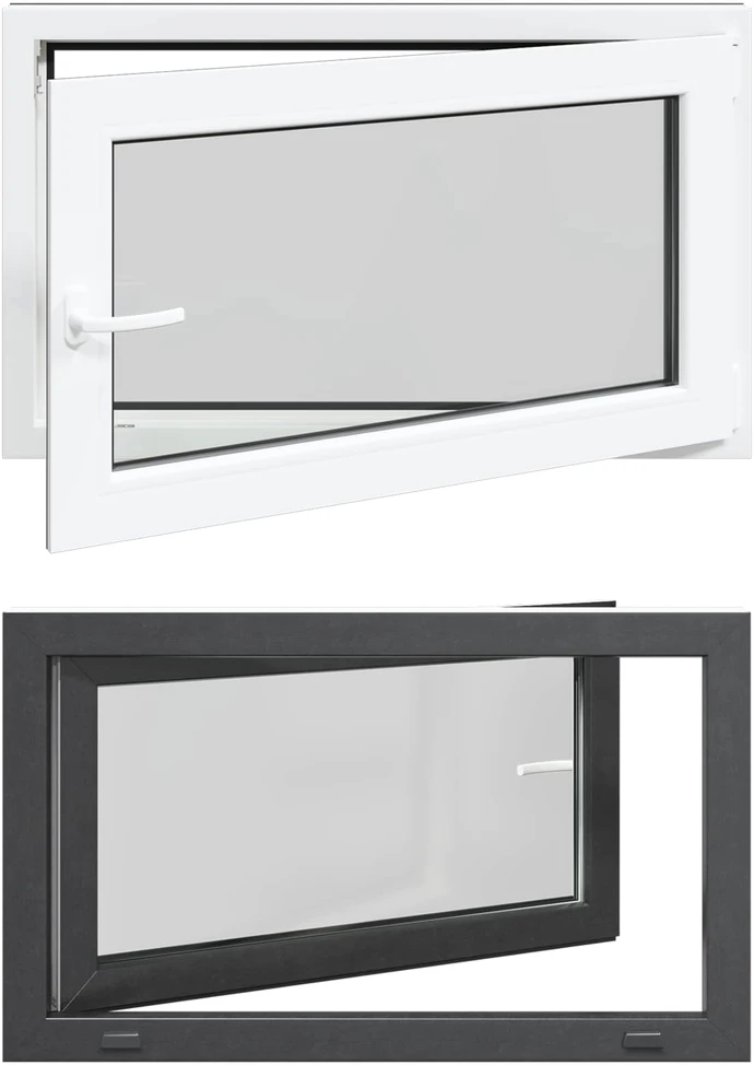 Bendras lango vidinis atspalvis baltas RISOR 100 x 60 cm