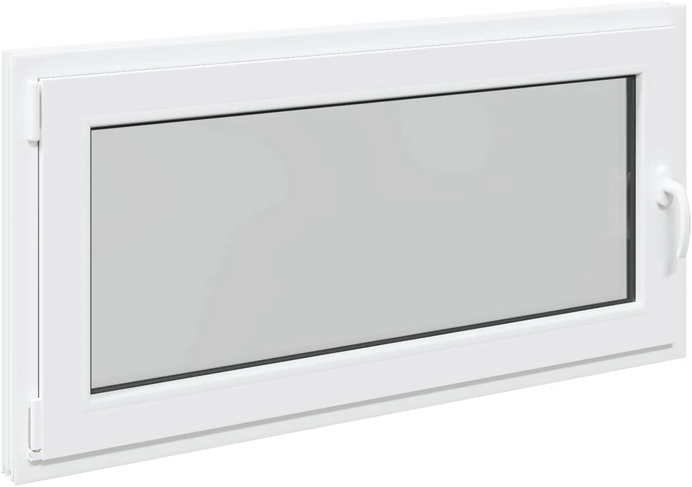 Bendras lango vidinis atspalvis baltas RISOR 120 x 60 cm