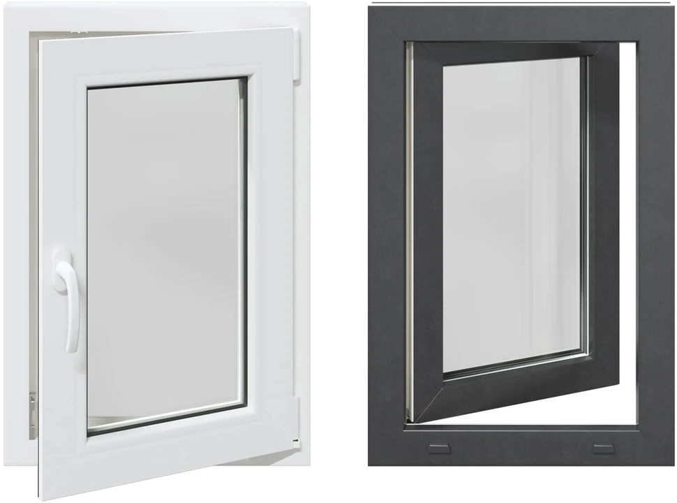 Bendras lango vidinis atspalvis baltas RISOR 50 x 75 cm