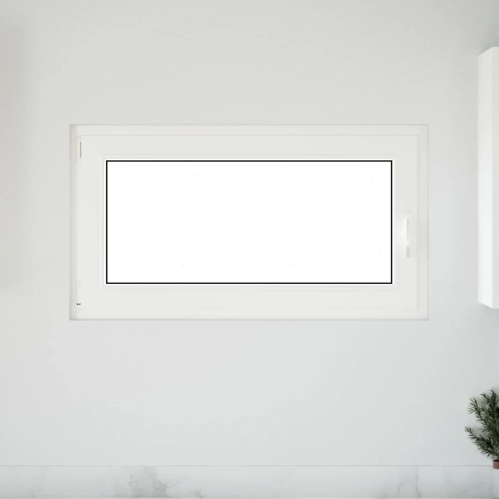Bendras lango vidinis atspalvis baltas RISOR 110 x 60 cm
