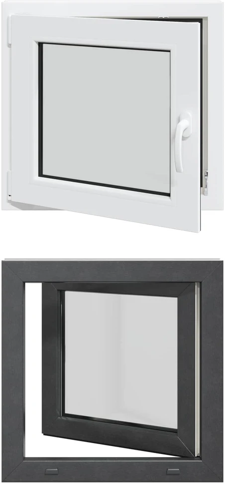 Bendras lango vidinis atspalvis baltas RISOR 60 x 60 cm