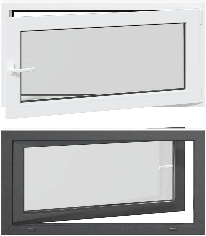 Bendras lango vidinis atspalvis baltas RISOR 110 x 60 cm