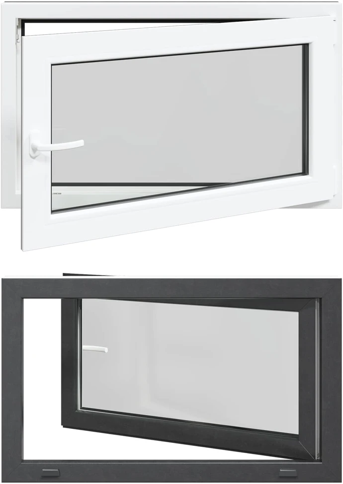 Bendras lango vidinis atspalvis baltas RISOR 100 x 70 cm