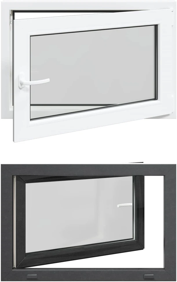 Bendras lango vidinis atspalvis baltas RISOR 90 x 50 cm