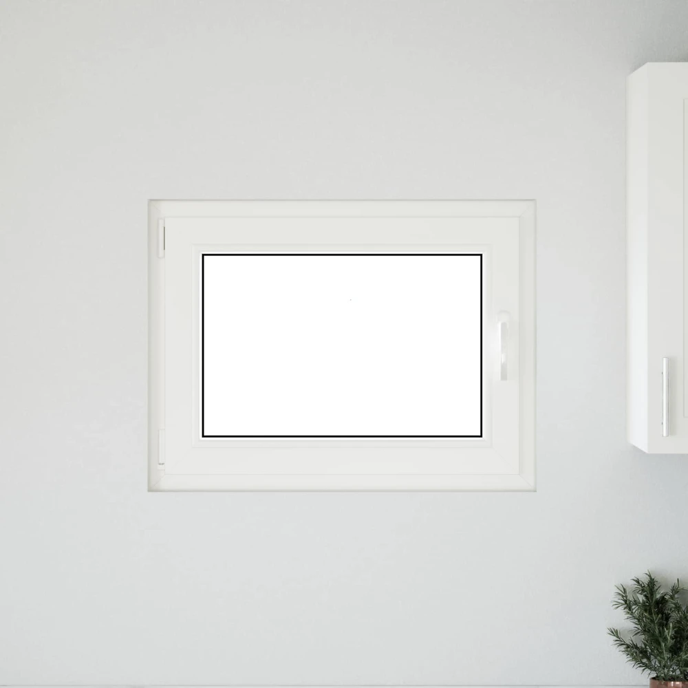 Bendras lango vidinis atspalvis baltas RISOR 80 x 60 cm